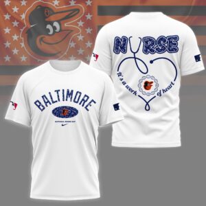 Sportswearmerch Baltimore Orioles MLB Personalized T-shirt For Fan