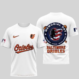 Sportswearmerch Baltimore Orioles MLB Personalized T-shirt For Fan
