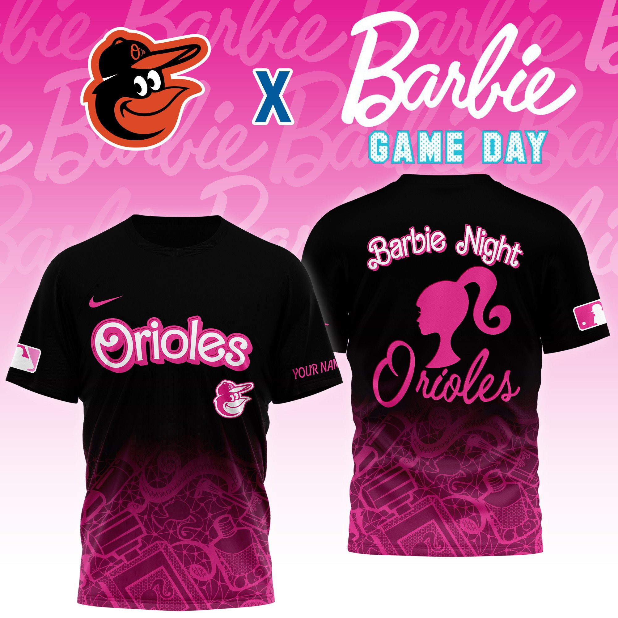 Sportswearmerch Baltimore Orioles MLB Personalized T-shirt For Fan