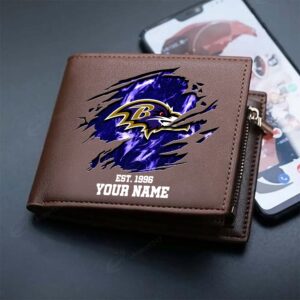 Sportswearmerch Baltimore Ravens NFL Men Wallet For Fan