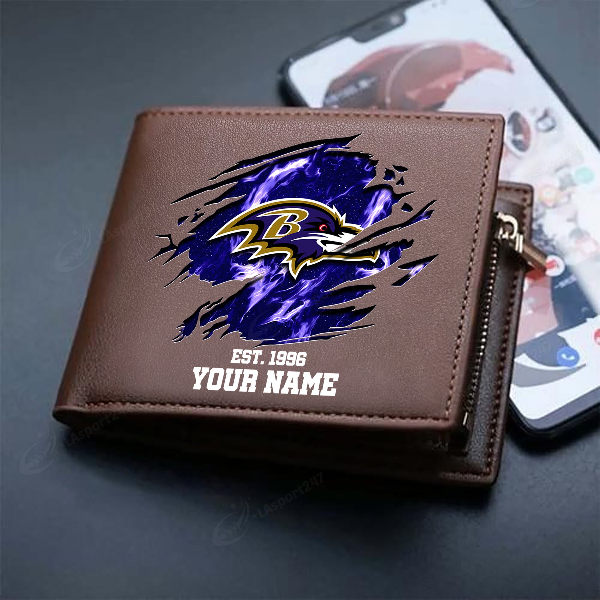 Sportswearmerch Baltimore Ravens NFL Men Wallet For Fan