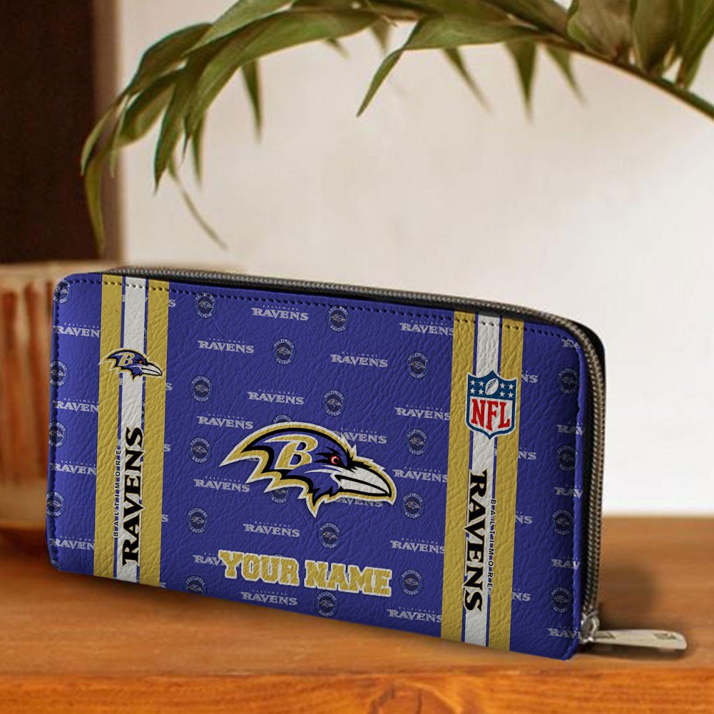 Sportswearmerch Baltimore Ravens NFL Personalized Clutch Pure For Fan