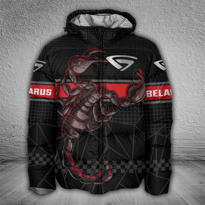 Sportswearmerch Belarus Puffer Jacket For Fan