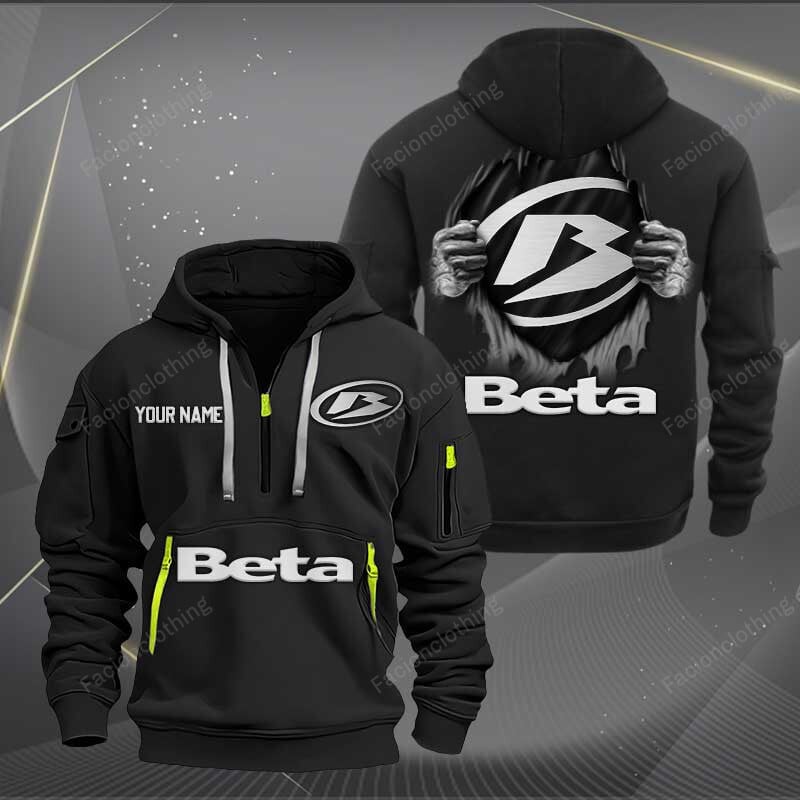 Sportswearmerch Beta Motorcycle Half Zip Hoodie For Fan