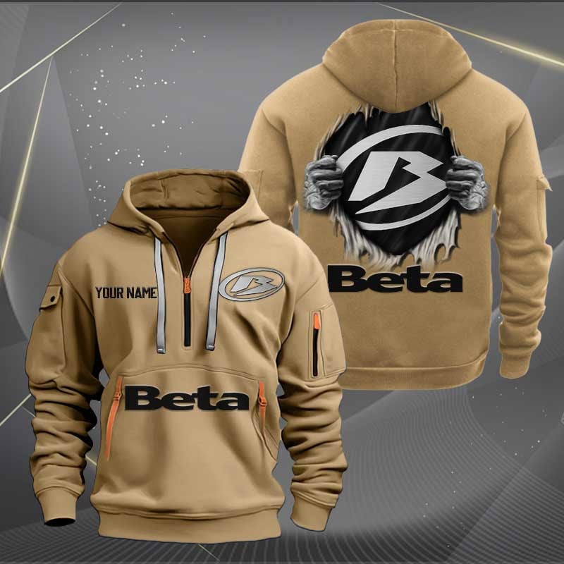 Sportswearmerch Beta Motorcycle Half Zip Hoodie For Fan