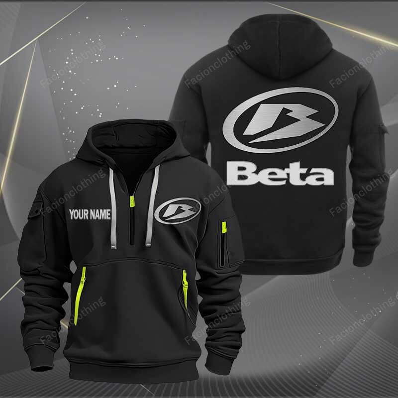 Sportswearmerch Beta Motorcycle Half Zip Hoodie For Fan