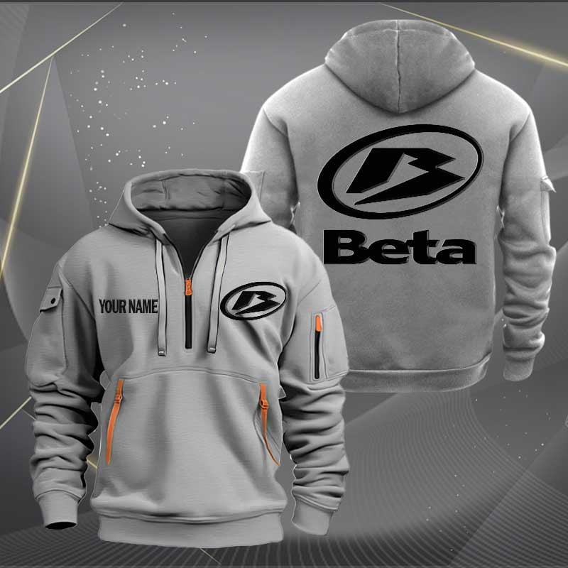Sportswearmerch Beta Motorcycles Personalized Half Zip Hoodie For Fan