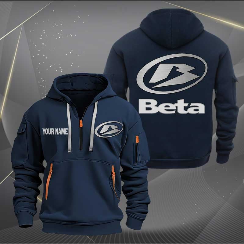 Sportswearmerch Beta Motorcycles Personalized Half Zip Hoodie For Fan