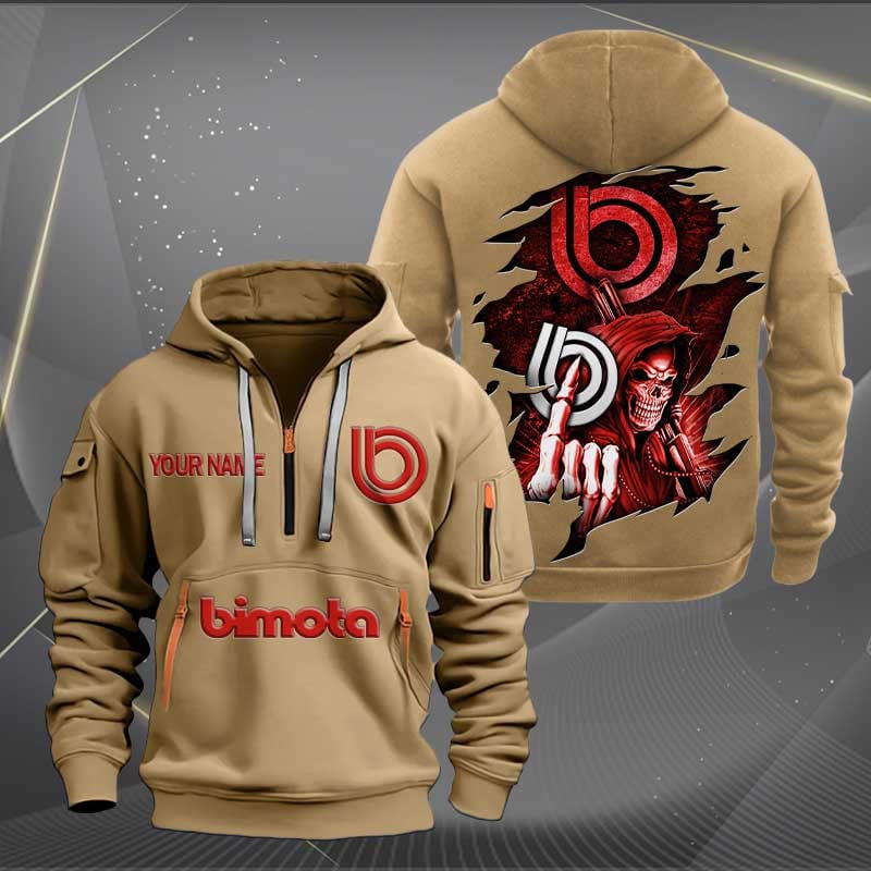 Sportswearmerch Bimota Motorcycle Personalized Half Zip Hoodie For Fan