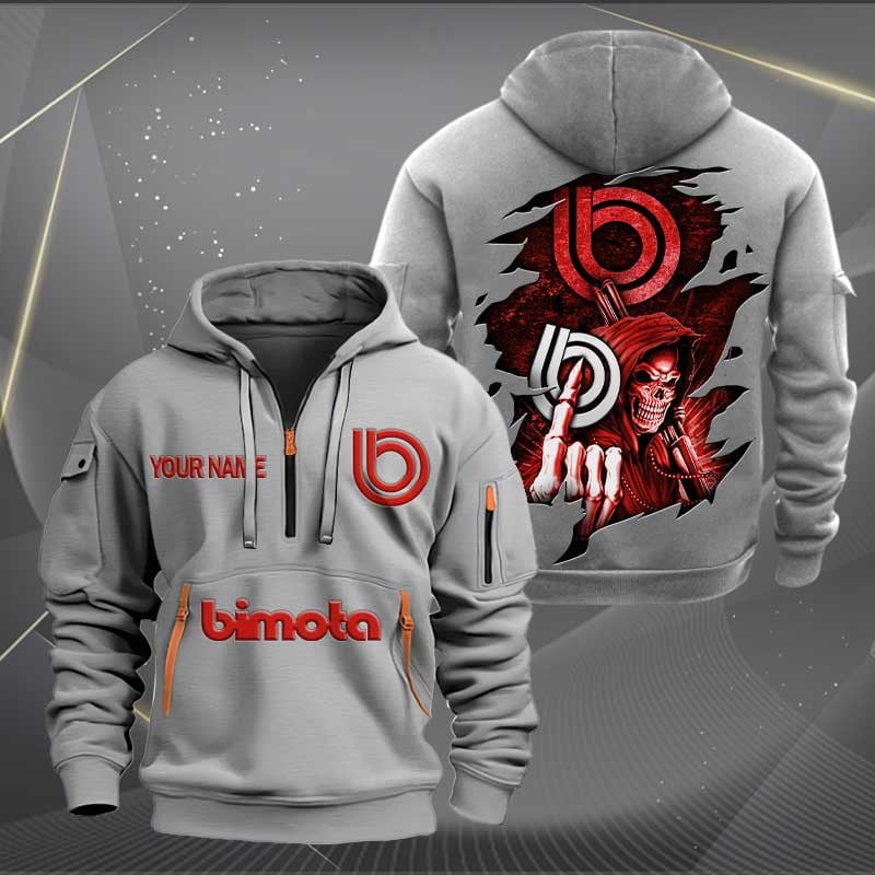 Sportswearmerch Bimota Motorcycle Personalized Half Zip Hoodie For Fan