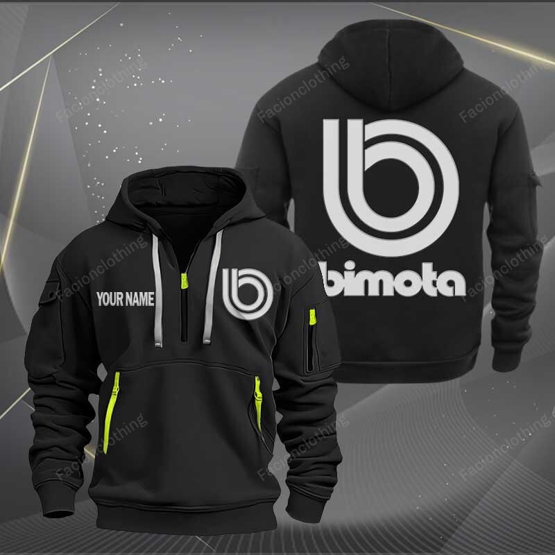 Sportswearmerch Bimota Motorcycles Personalized Half Zip Hoodie For Fan