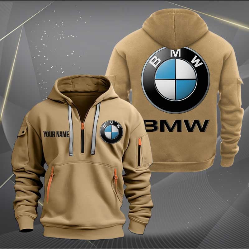 Sportswearmerch BMW Car Half Zip Hoodie For Fan
