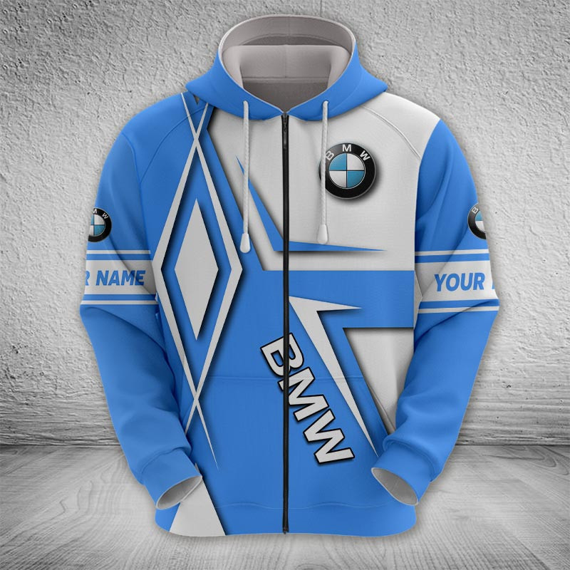 Sportswearmerch BMW Car Zip Hoodie For Fan