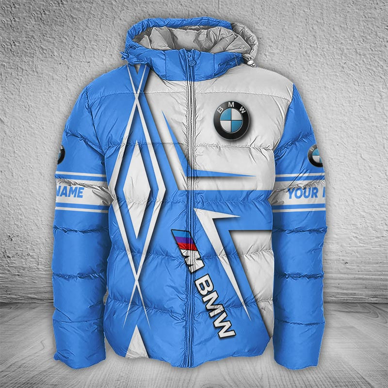 Sportswearmerch BMW CarCar Puffer Jacket For Fan