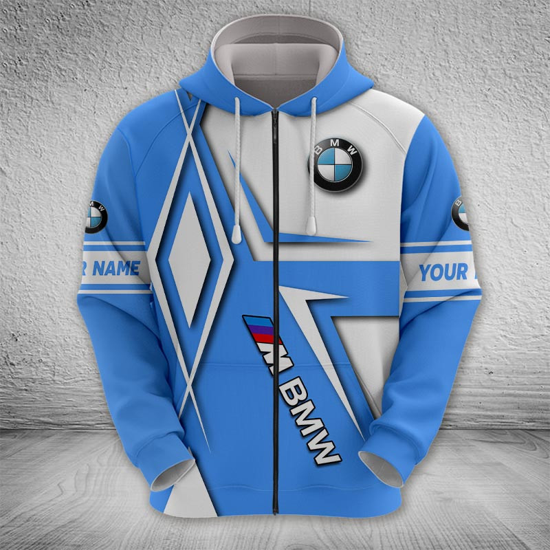 Sportswearmerch BMW CarCar Zip Hoodie For Fan