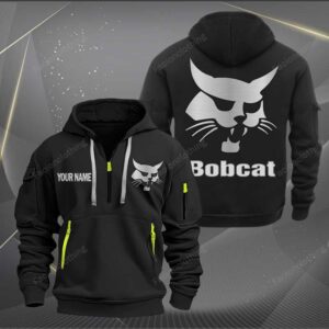 Sportswearmerch Bobcat Tractor Half Zip Hoodie For Fan