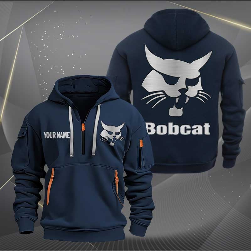 Sportswearmerch Bobcat Half Zip Hoodie For Fan