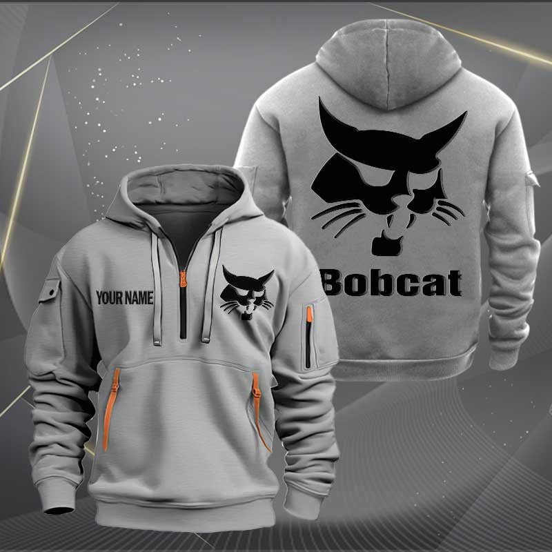 Sportswearmerch Bobcat Half Zip Hoodie For Fan