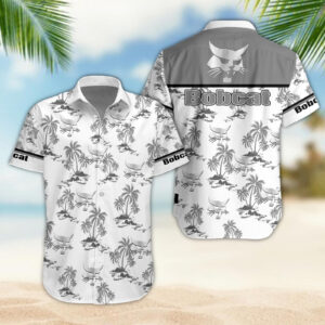 Sportswearmerch Bobcat Tractor Hawaiian Shirt For Fan