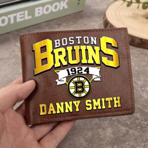 Sportswearmerch Boston Bruins NHL Folded Wallet For Fan