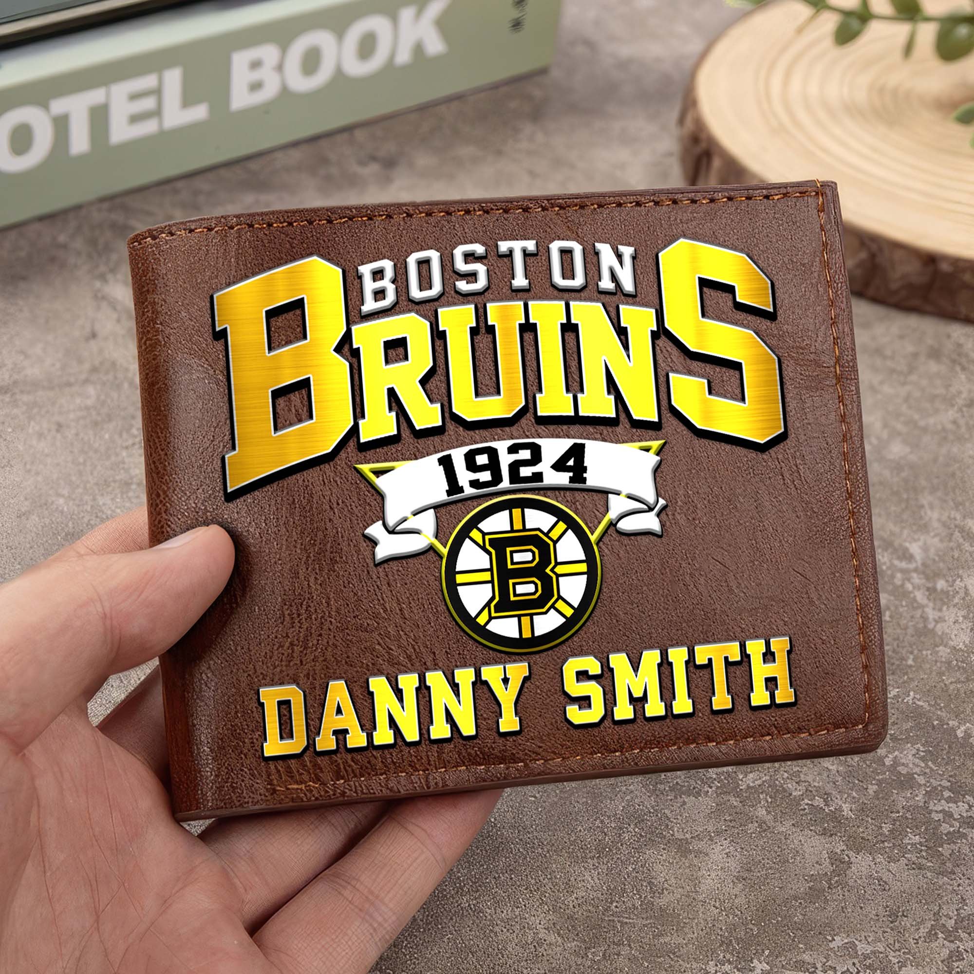Sportswearmerch Boston Bruins NHL Folded Wallet For Fan