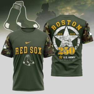Sportswearmerch Boston Red Sox MLB Personalized T-shirt For Fan