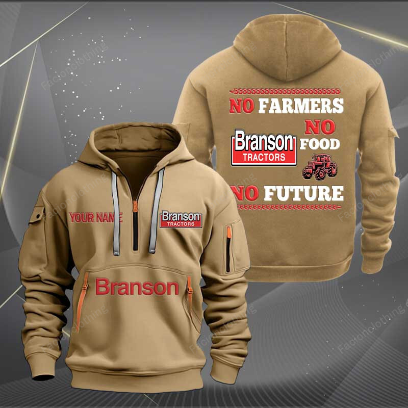 Sportswearmerch Branson Car Personalized Half Zip Hoodie For Fan