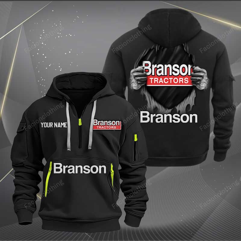Sportswearmerch Branson Car Personalized Half Zip Hoodie For Fan