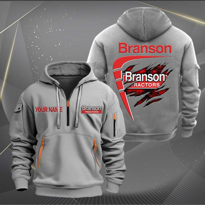 Sportswearmerch Branson Car Personalized Half Zip Hoodie For Fan