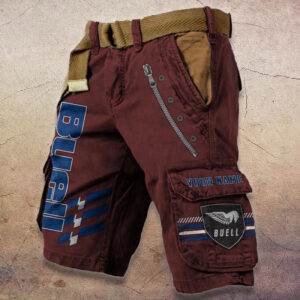 Sportswearmerch Buell Motorcycle Denim Shorts For Fan