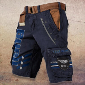 Sportswearmerch Buell Motorcycle Denim Shorts For Fan