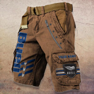 Sportswearmerch Buell Motorcycle Denim Shorts For Fan