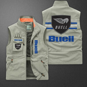 Sportswearmerch Buell Motorcycle Pocket Vest For Fan