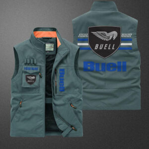 Sportswearmerch Buell Motorcycle Pocket Vest For Fan