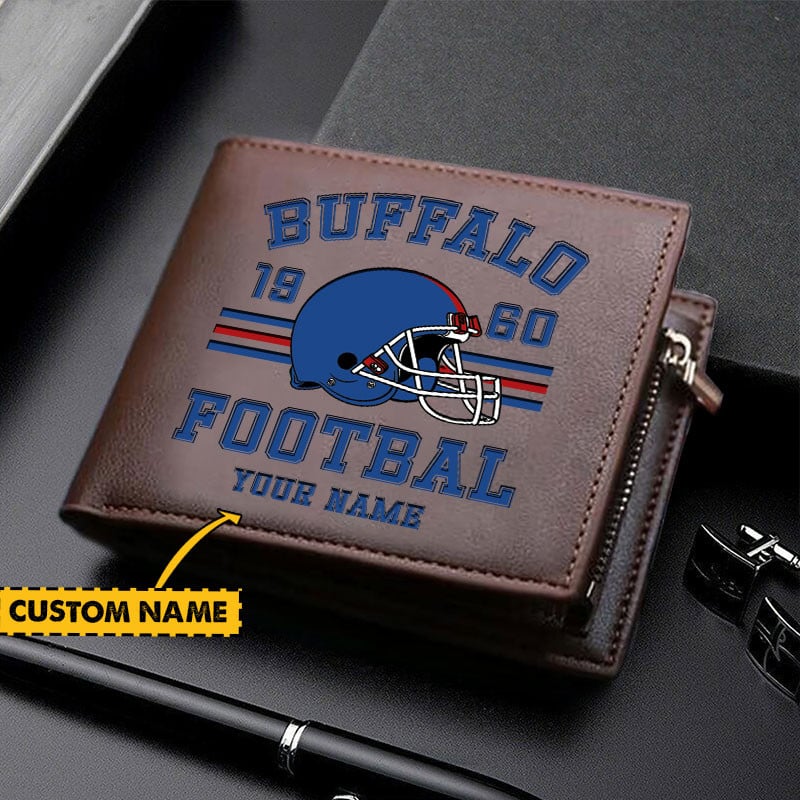 Sportswearmerch Buffalo Bills NFL Personalized Men Wallet For Fan