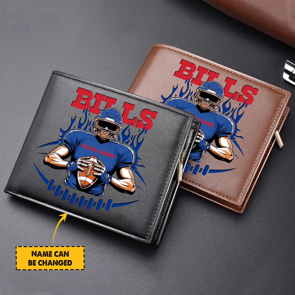 Sportswearmerch Buffalo Bills NFL Personalized Men Wallet For Fan