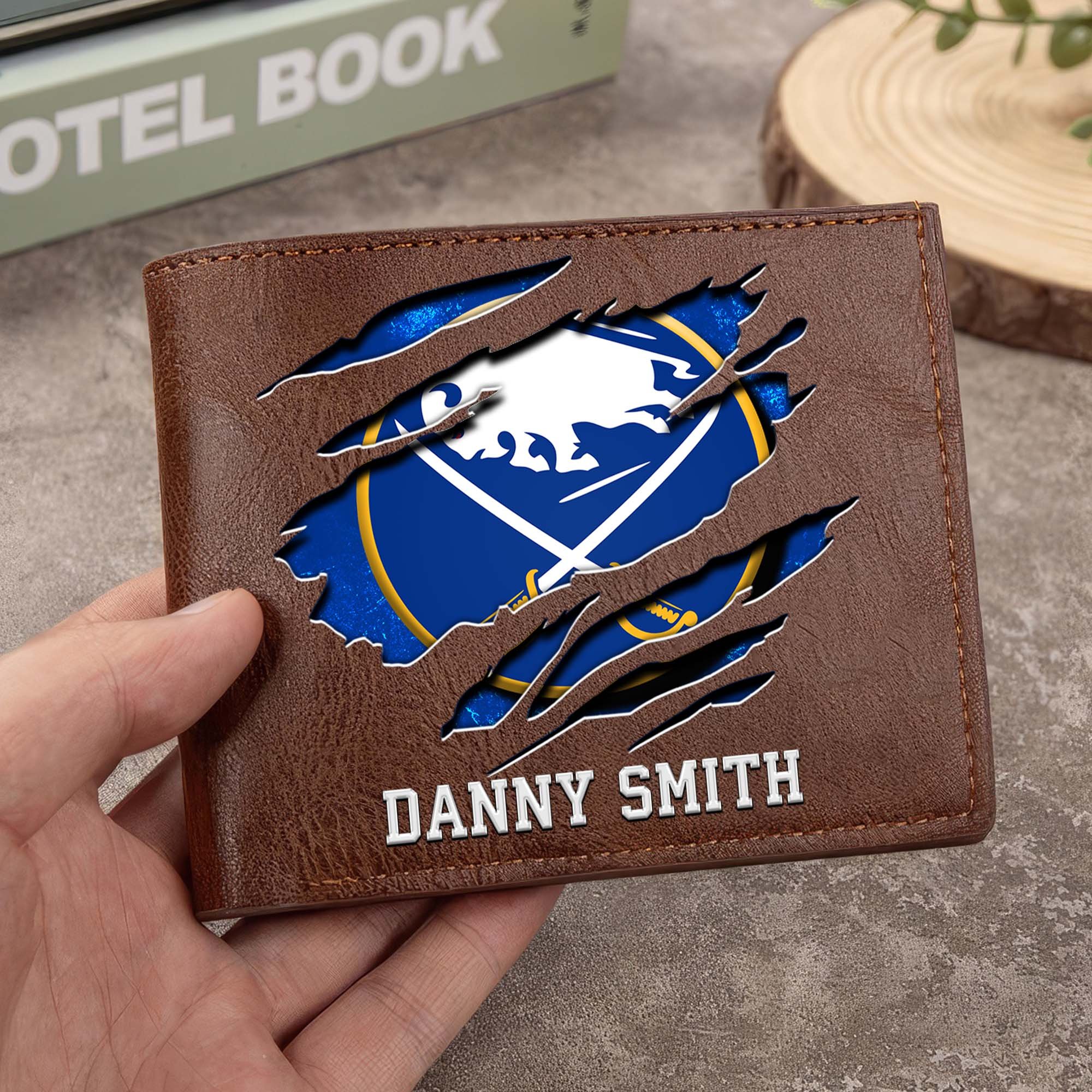 Sportswearmerch Buffalo Sabres NHL Folded Wallet For Fan
