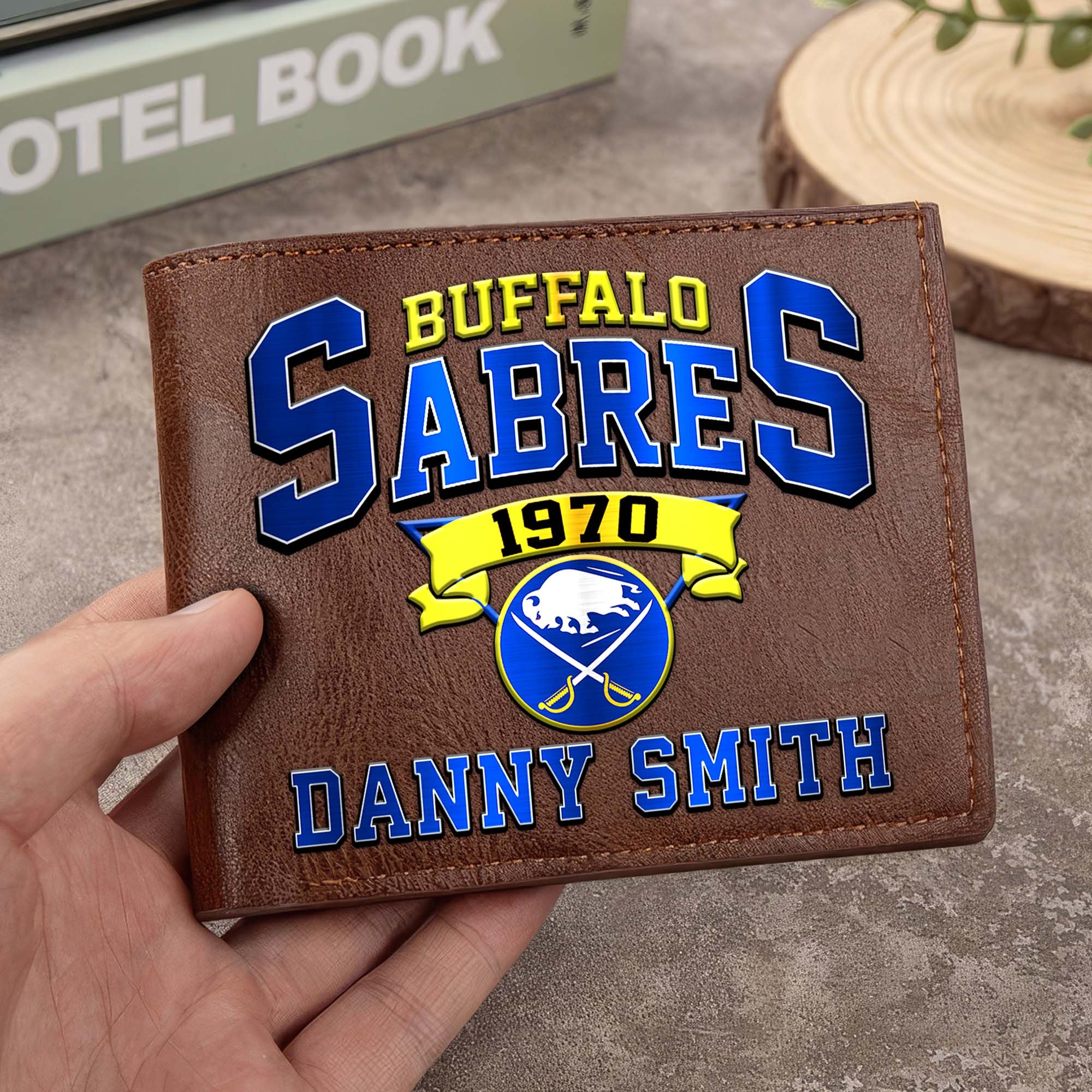 Sportswearmerch Buffalo Sabres NHL Folded Wallet For Fan