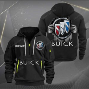 Sportswearmerch Buick Car Personalized Half Zip Hoodie For Fan