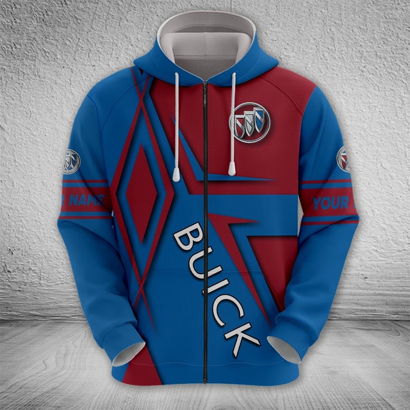Sportswearmerch Buick Car Zip Hoodie For Fan