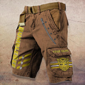 Sportswearmerch Bumblebee Car Denim Shorts For Fan
