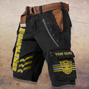 Sportswearmerch Bumblebee Car Denim Shorts For Fan