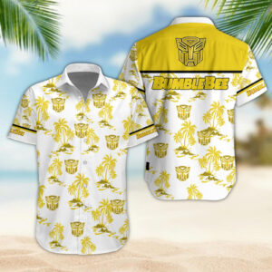 Sportswearmerch Bumblebee Car Hawaiian Shirt For Fan