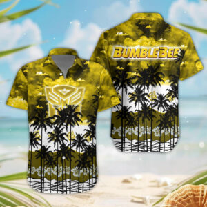 Sportswearmerch Bumblebee Car Hawaiian Shirt For Fan