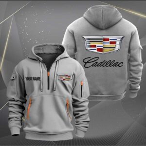 Sportswearmerch Cadillac Car Personalized Half Zip Hoodie For Fan