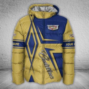 Sportswearmerch Cadillac Car Puffer Jacket For Fan