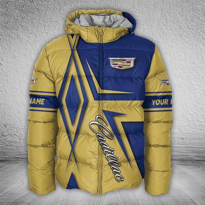 Sportswearmerch Cadillac Car Puffer Jacket For Fan