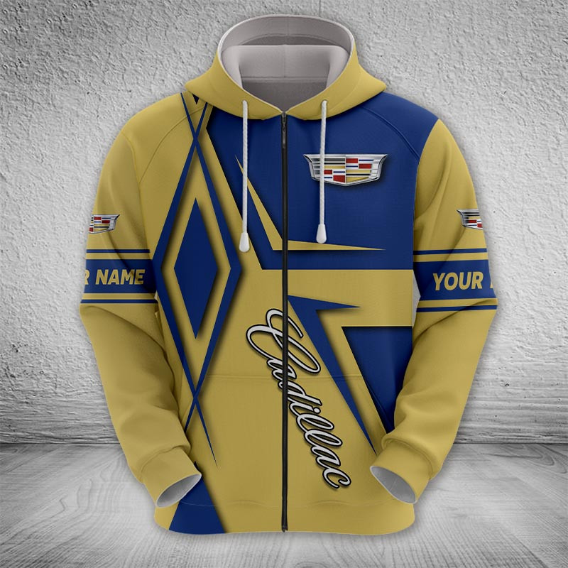 Sportswearmerch Cadillac Car Zip Hoodie For Fan