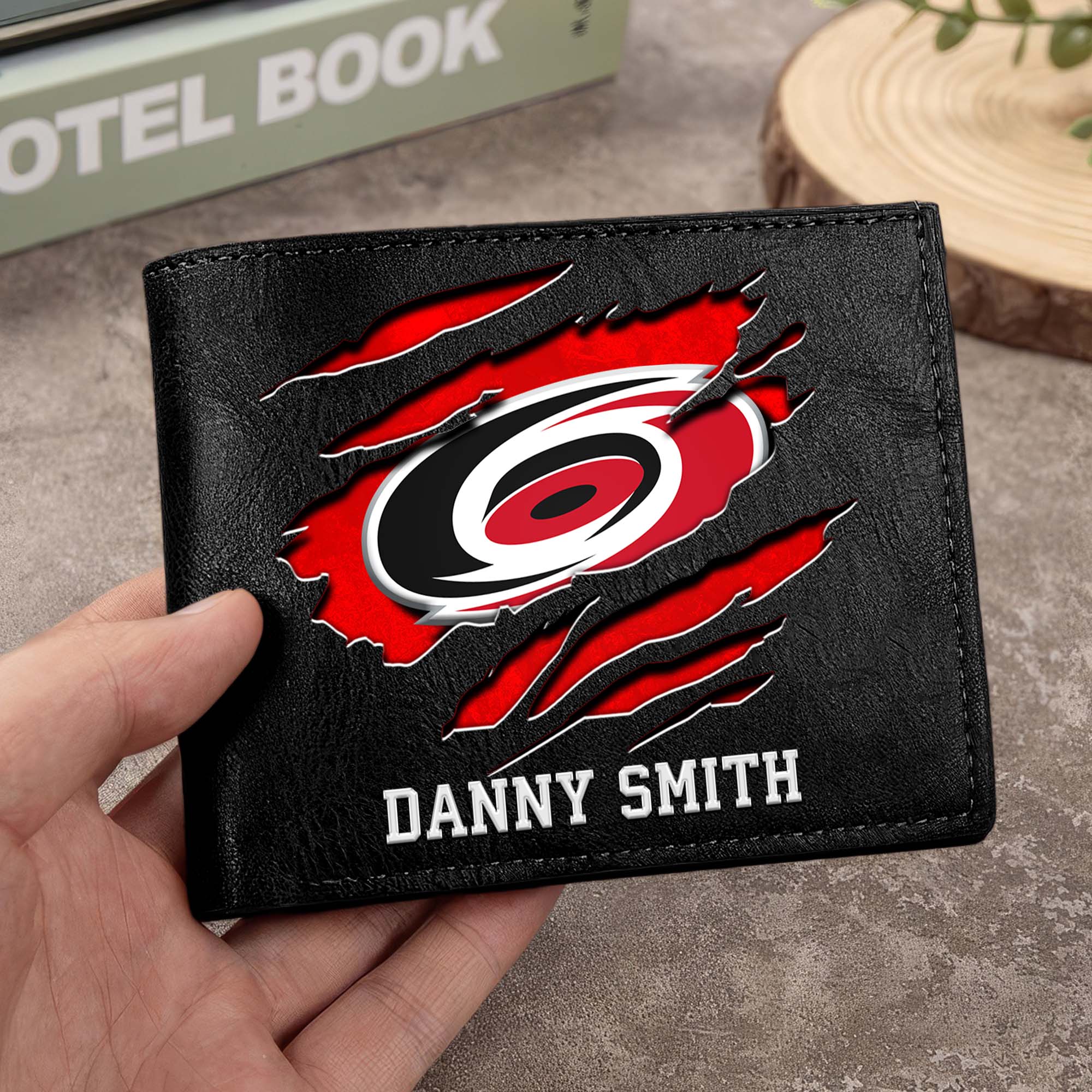 Sportswearmerch Calgary Flames NHL Men Wallet For Fan