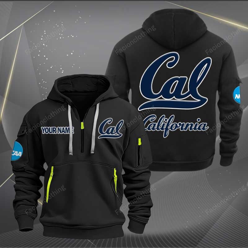Sportswearmerch California Golden Bears NCAA Half Zip Hoodie For Fan